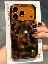 Black and Gold Leopard Print
