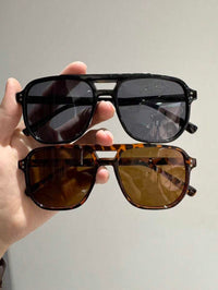 2pcs Black Leopard Print Tea